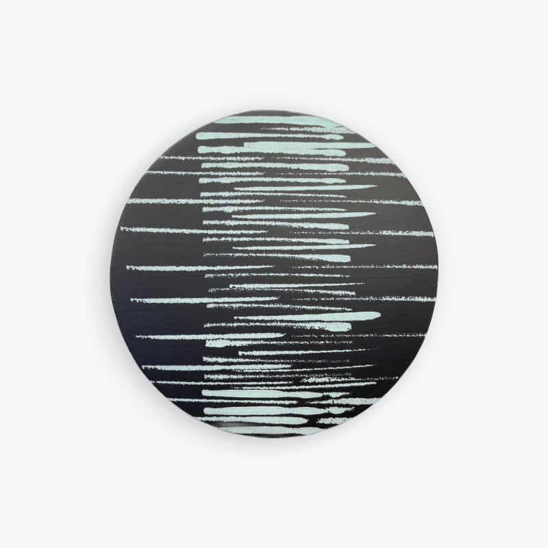 drawing, Allsorts, rondo series, 6x6 round on 5/8 inch MDF, Stella Untalan