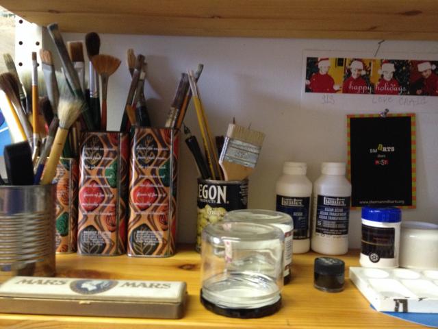 organiation, tools, art tools, art studio, philadelphia