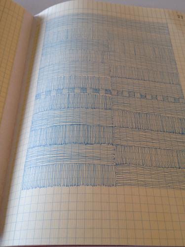 filling a page with lines in stella untalan's studio filling a page with lines in stella untalan's studio
