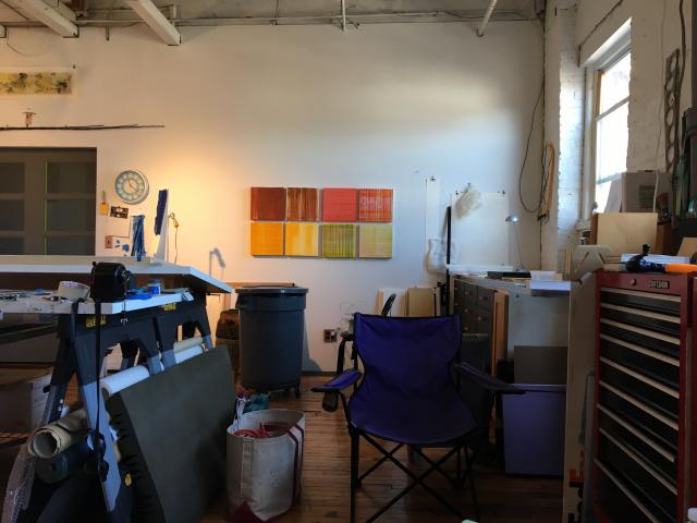 Stella Untalan's studio in South Philadelphia